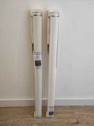 1 Estor blanco tela enrollable 90x190 cm