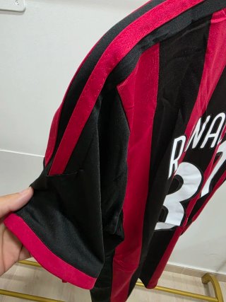 Camiseta Fútbol AMilan Ronaldinho 80- Talla L