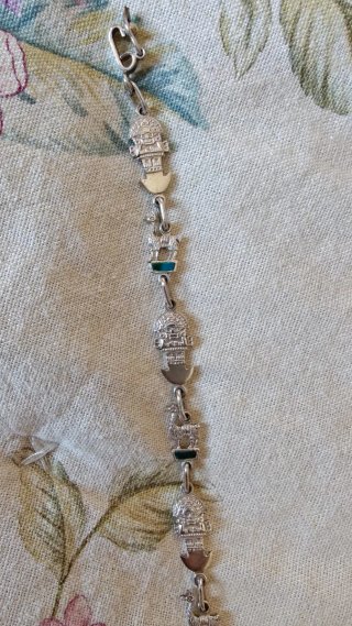 Pulsera plata 950 estilo precolombino sin estrenar