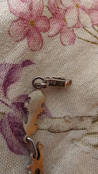 Pulsera plata 950 estilo precolombino sin estrenar