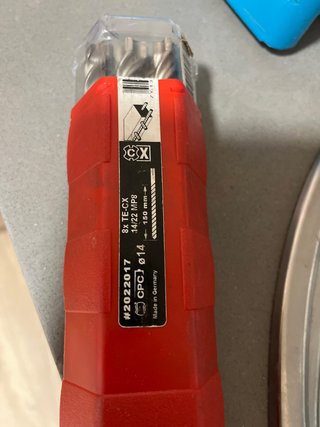 Brocas Hilti TE-CX Ø14 150mm