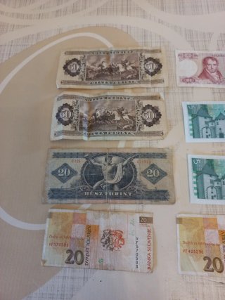 Set 8 Banconote Europee: 50, 20, 100