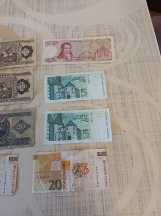 Set 8 Banconote Europee: 50, 20, 100