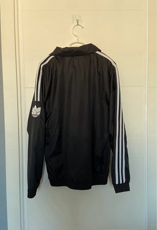 Chaqueta Adidas Negra con Rayas Blancas