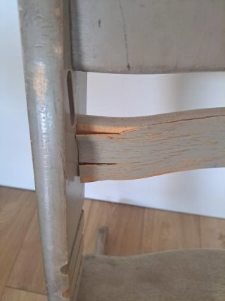 Trona Stokke infantil madera gris