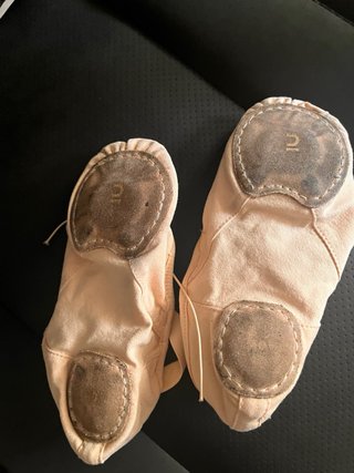 Zapatillas de ballet color rosa/beige
