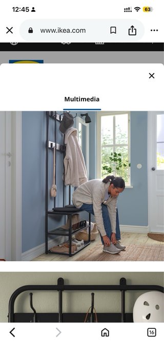 Perchero zapatero IKEA NIPÅSEN/BAGGMUCK