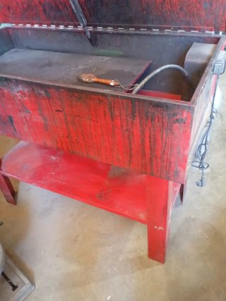 Lavadora piezas taller con bomba 1130 x 450 mm
