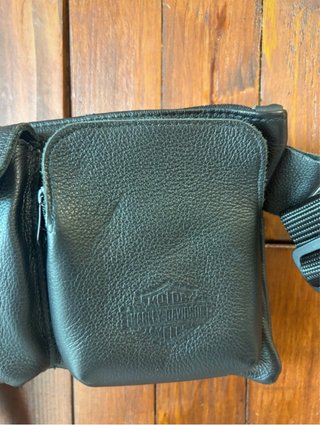 Borsa a tracolla Harley-Davidson in pelle nera