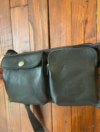 Borsa a tracolla Harley-Davidson in pelle nera