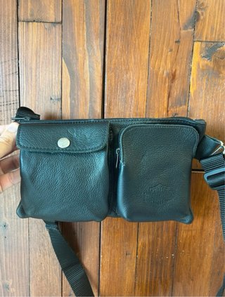 Borsa a tracolla Harley-Davidson in pelle nera