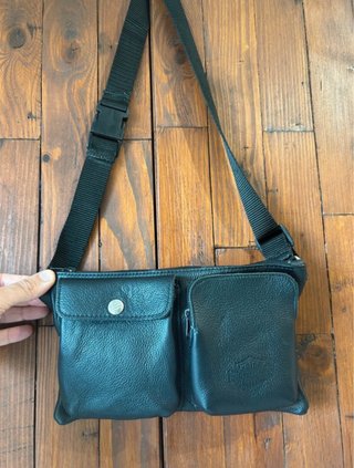 Borsa a tracolla Harley-Davidson in pelle nera