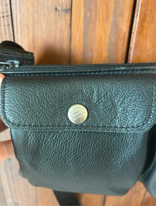 Borsa a tracolla Harley-Davidson in pelle nera