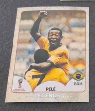 Cromo Pele leyenda  #extra sticker