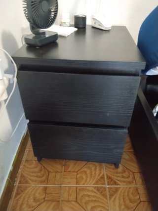 Canapé Cama Negro con Almacenamiento