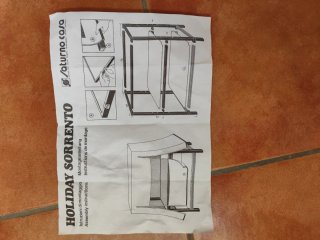 Mueble cocina camping plegable