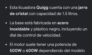 Licuadora QUIGG Usada 4 veces