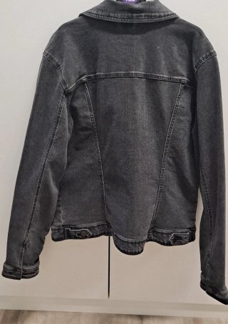 Cazadora vaquera mujer Springfield gris oscura.