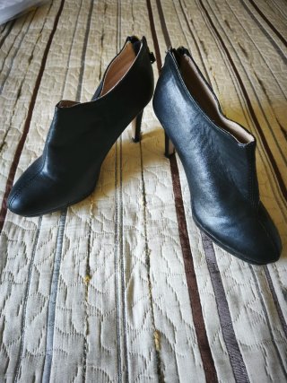 Zapatos tacón negros Talla 38