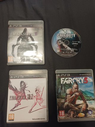 Consola PlayStation 3 Negra + juegos
