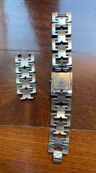 Reloj D&G y Mono Negro Encaje Talla M