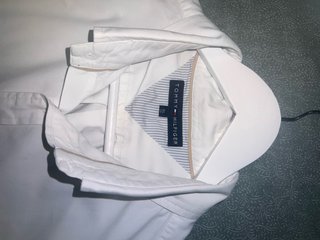 Camisa Tommy Hilfiger Blanca Xl algodón