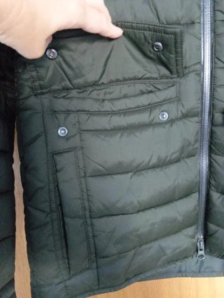 Parka Barbour verde acolchada