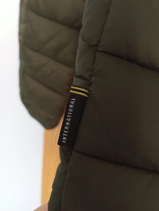 Parka Barbour verde acolchada