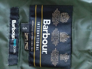 Parka Barbour verde acolchada