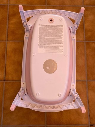 Bañera Plegable Bebé Rosa