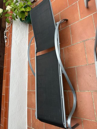 Tumbona de jardín plegable