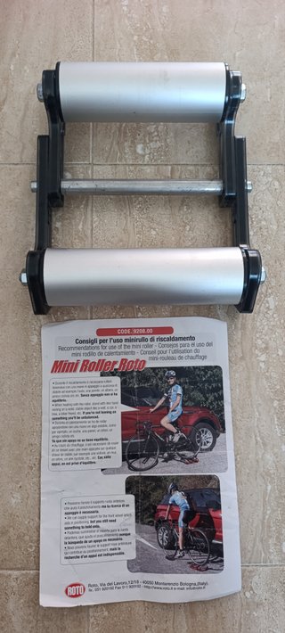 Rodillo plegable aluminio para bicicleta
