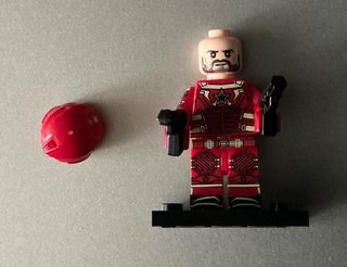 Minifigure Marvel Red Guardian (comp. LEGO)