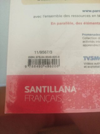 Libro de francés segundo de secundaria santillana