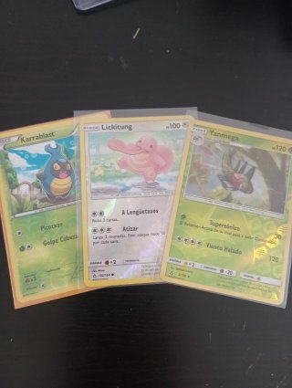 Lote Cartas Pokémon antiguas