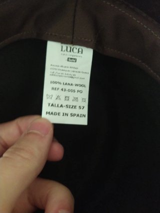 Sombrero Luca Talla 57 Nuevo.