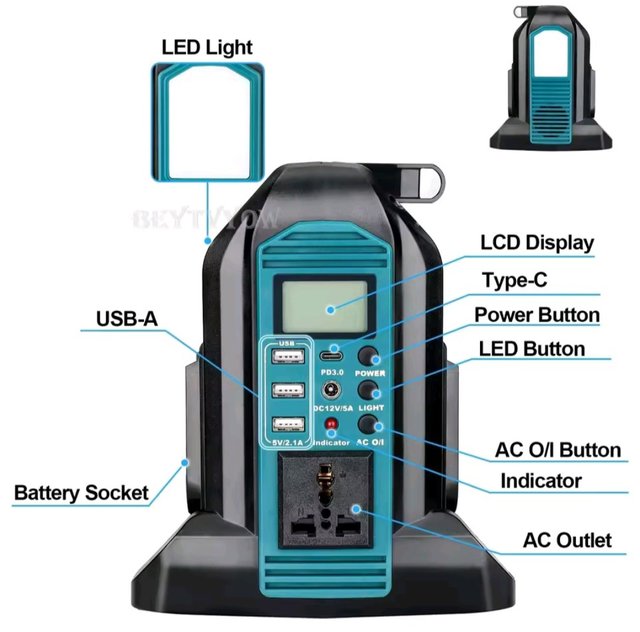 Inversor 350W portátil