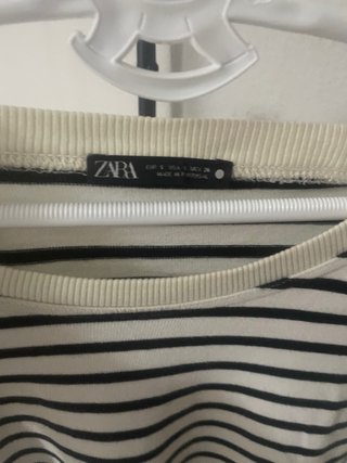 Jersey Zara Rayas Blancas y Negras