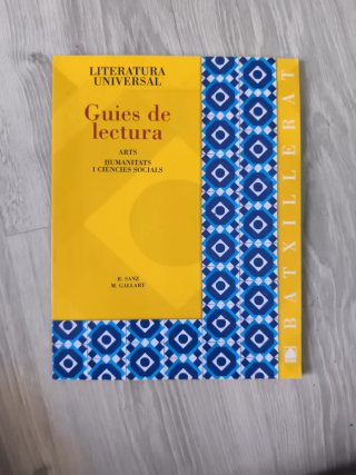 Trajecte, Batxillerat literatura universal : ar...