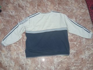 Sudadera  original Nike Blanca y Azul