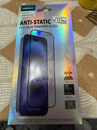 Protector Pantalla ONEMAX Anti-Static iPhone 17 Pr