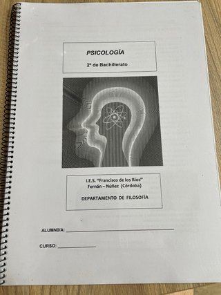 Psicología 2 Bachillerato PAU
