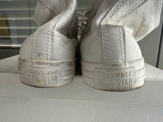 Converse All Star 100% T. 41.5 Blanco Roto (18)