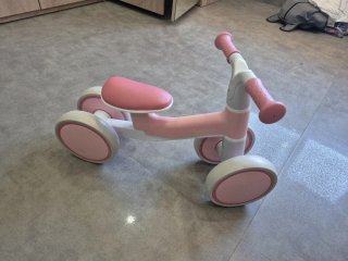 Bici de aprendizaje rosa