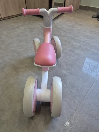 Bici de aprendizaje rosa