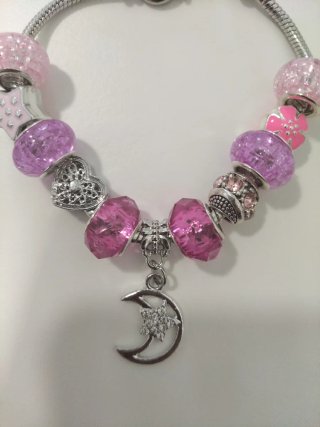 Pulsera Madre e Hija Luna y Estrella