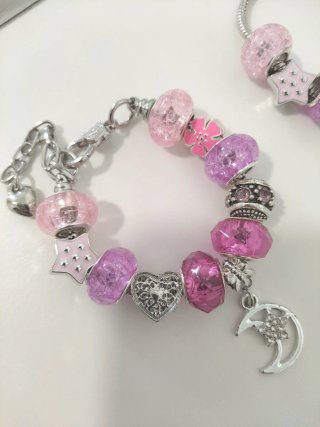 Pulsera Madre e Hija Luna y Estrella