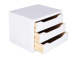 Mueble cajonera 3 cajones madera