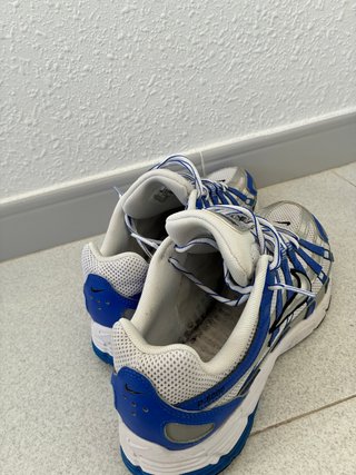 Nike P6000 Talla 43 Hombre Azul Blanco Originales
