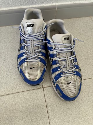 Nike P6000 Talla 43 Hombre Azul Blanco Originales